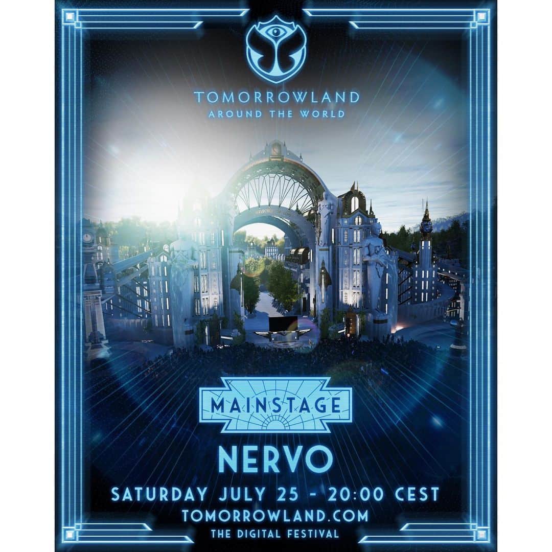 NERVOさんのインスタグラム写真 - (NERVOInstagram)「Hey Tomorrowlanders!! Join us on the MAINSTAGE to experience the never before digital edition of @tomorrowland 2020 ➡️➡️🔥🔥 looks majestic doesn’t it?! 😍 We are on this ❗️Saturday, July 25th at 20:00 CEST❗️ Tickets: tickets.aroundtheworld.tomorrowland.com」7月22日 23時51分 - nervomusic