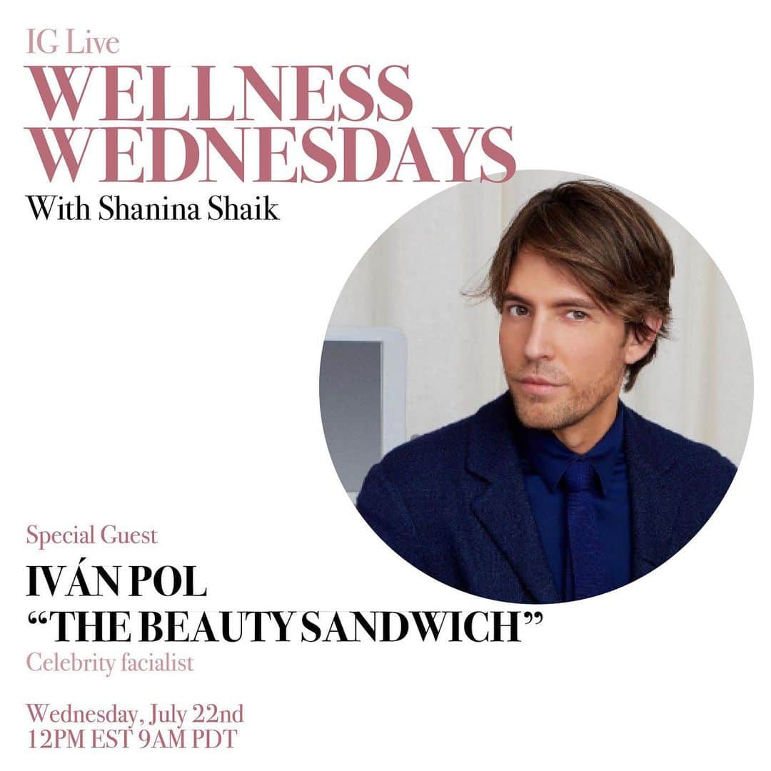 シャニーナ・シャイクのインスタグラム：「Going live in the hour!  This is more than a beauty spa discussion... We will discuss how lifestyle choices effects your skin and chat about  beauty remedies that can make you feel confident + happy ! See you soon !」