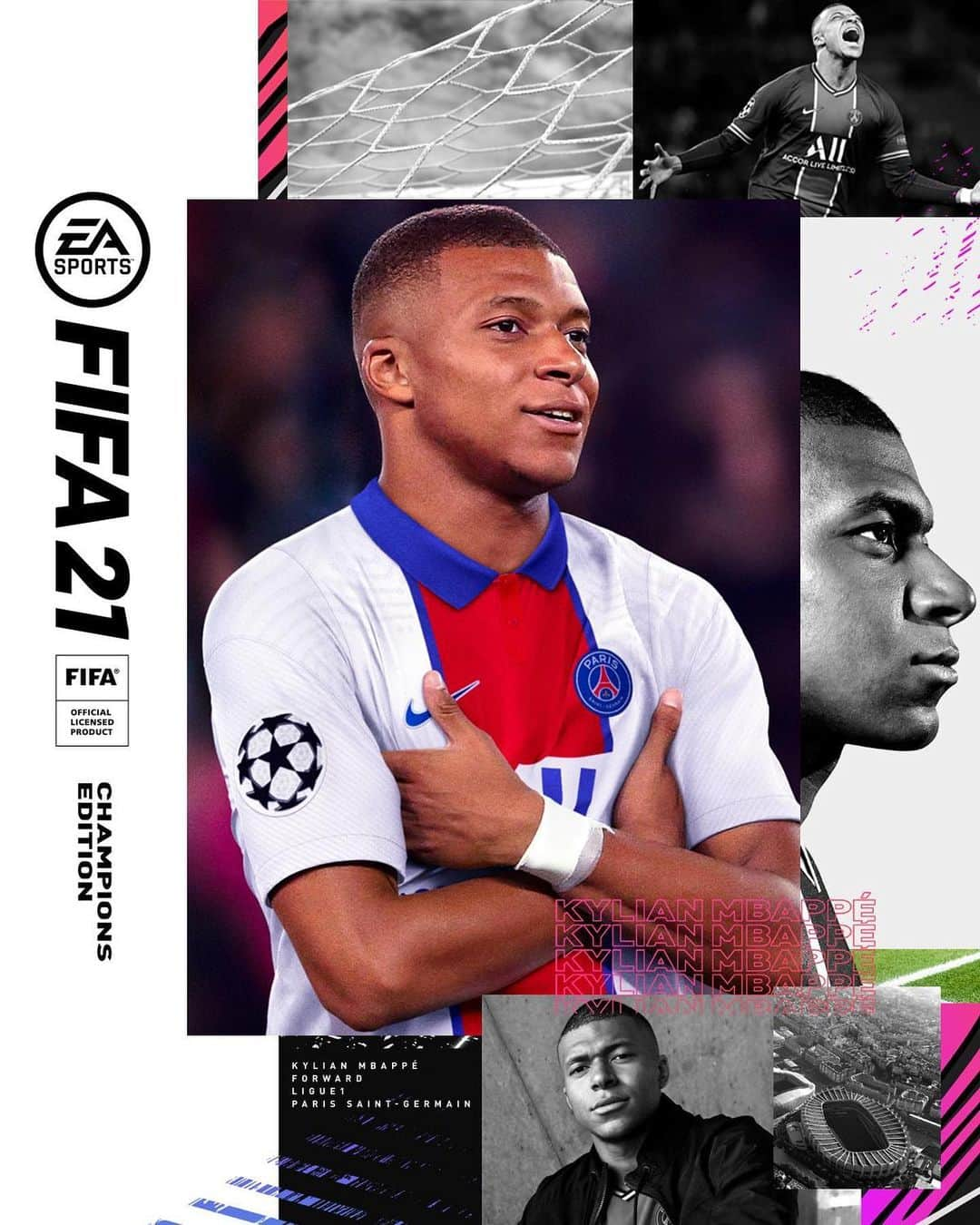 キリアン・エムバペさんのインスタグラム写真 - (キリアン・エムバペInstagram)「Cover Star ⭐️ Can’t wait to play this! Proud to be the #FIFA21 cover star  Dream come true.   @easportsfifa」7月22日 23時59分 - k.mbappe