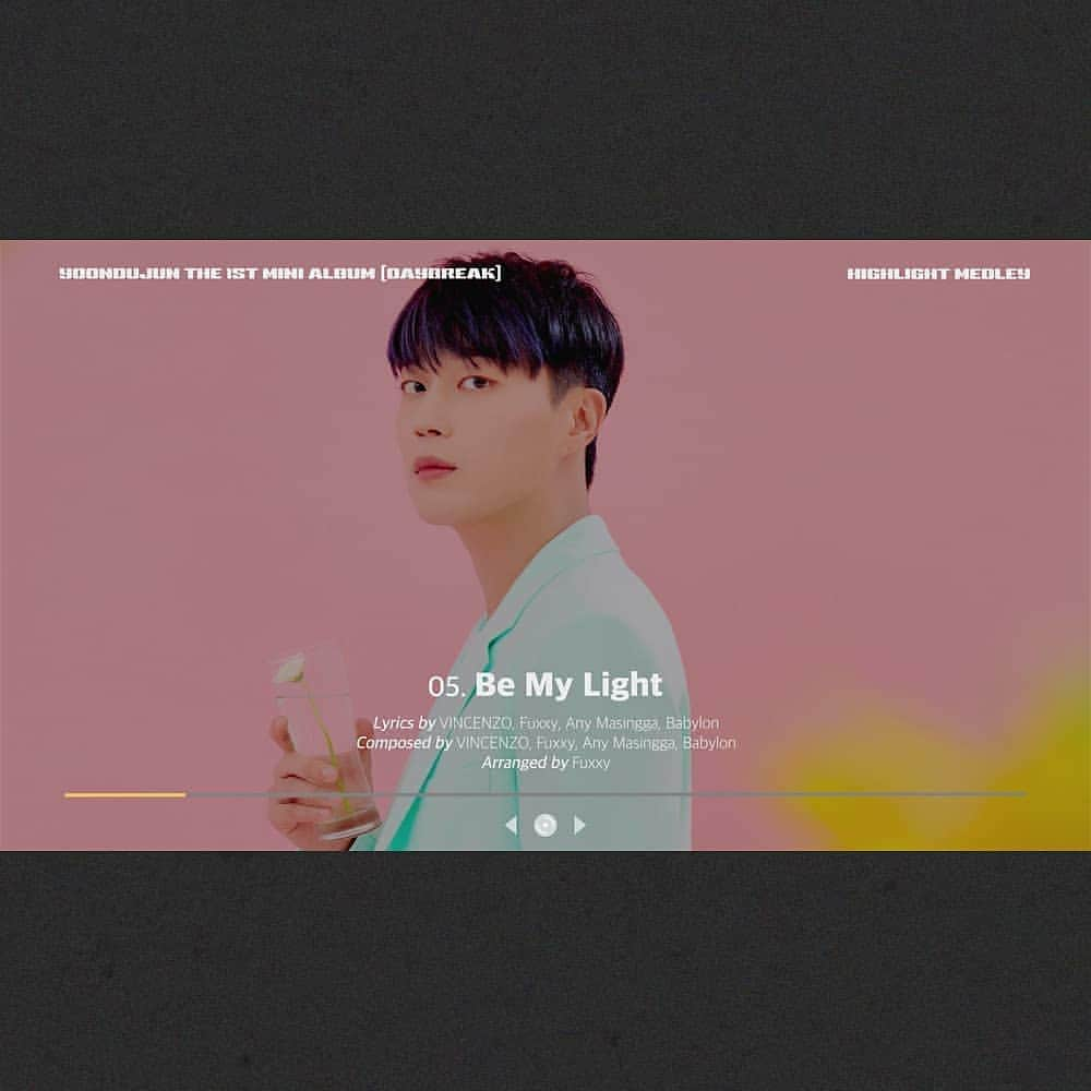 HIGHLIGHTさんのインスタグラム写真 - (HIGHLIGHTInstagram)「YOON DU JUN THE 1st MINI ALBUM [Daybreak] HIGHLIGHT MEDLEY 2020. 07. 27. 18:00 . . [TRACK LIST] . . 01. 0:00am 02. Lonely Night 03. Fool of Love (Feat. MOON) 04. Save Me 05. Be My Light . . ✔ https://youtu.be/PhlH1ZQkAN0 . . #하이라이트 #Highlight #윤두준 #YOONDUJUN #Daybreak #LonelyNight」7月23日 0時01分 - ent_aroundus