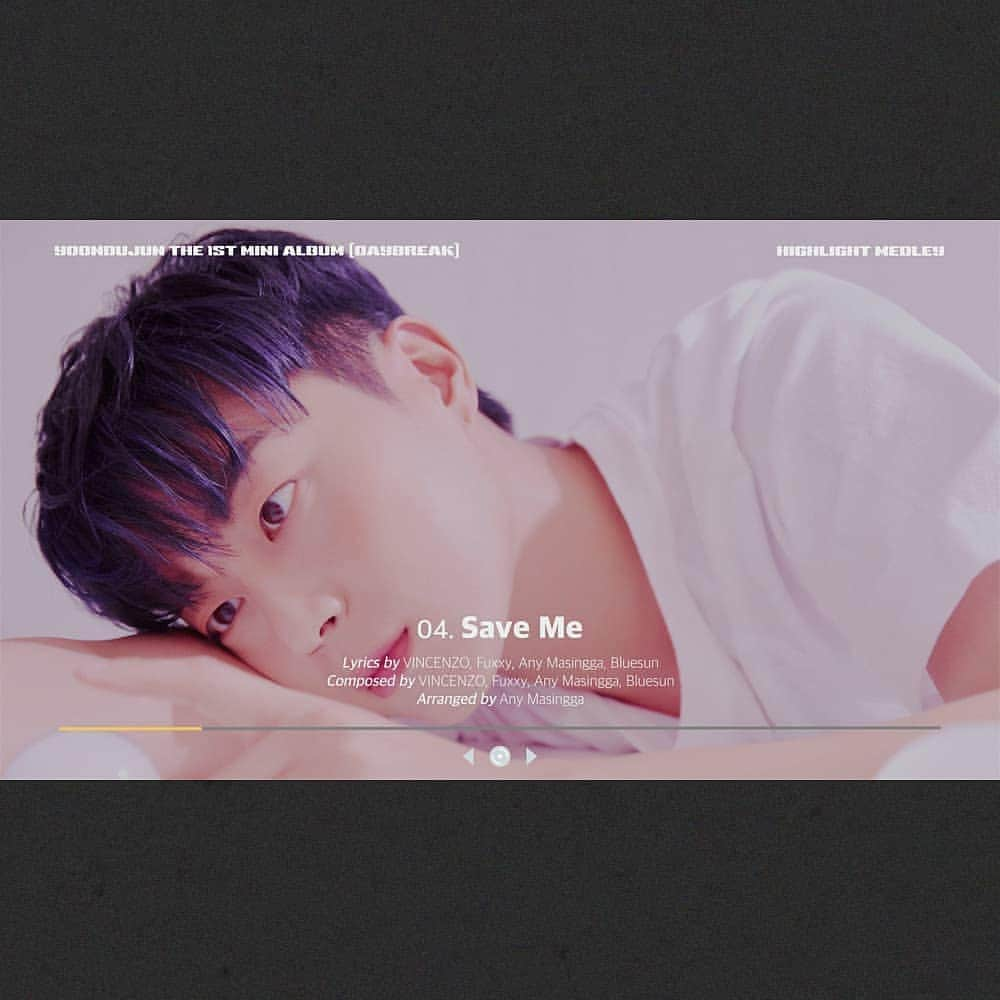 HIGHLIGHTさんのインスタグラム写真 - (HIGHLIGHTInstagram)「YOON DU JUN THE 1st MINI ALBUM [Daybreak] HIGHLIGHT MEDLEY 2020. 07. 27. 18:00 . . [TRACK LIST] . . 01. 0:00am 02. Lonely Night 03. Fool of Love (Feat. MOON) 04. Save Me 05. Be My Light . . ✔ https://youtu.be/PhlH1ZQkAN0 . . #하이라이트 #Highlight #윤두준 #YOONDUJUN #Daybreak #LonelyNight」7月23日 0時01分 - ent_aroundus