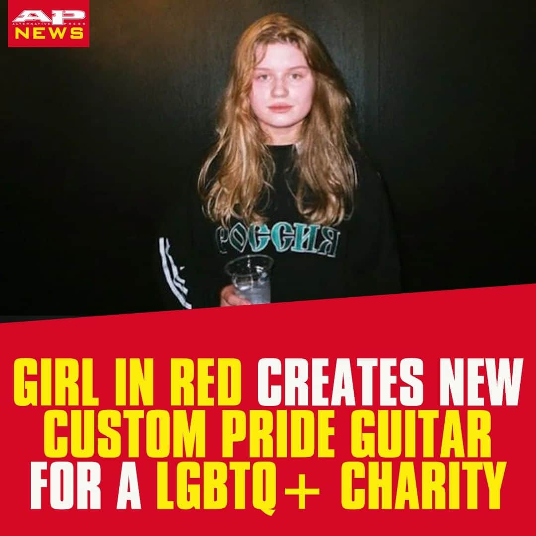 Alternative Pressさんのインスタグラム写真 - (Alternative PressInstagram)「@girlinred has teamed up with @fender to auction off a custom Pride guitar for an LGBTQ+ charity ⁠ LINK IN BIO⁠ .⁠ .⁠ .⁠ ⁠ .⁠ #girlinred #fender #kaleidoscopetrust #lgbtq #lgbtqia #lgbtqcommunity #lgbtqpride #lgbtqauction #lqbtqcharity  #fenderguitar #fenderplayerseries #fenderplayerseriesguitar #fenderplay #customguitar #prideguitar #alternativepress #altpress」7月23日 11時01分 - altpress