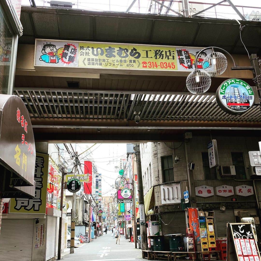 五箇公貴のインスタグラム：「大阪らしい風景」