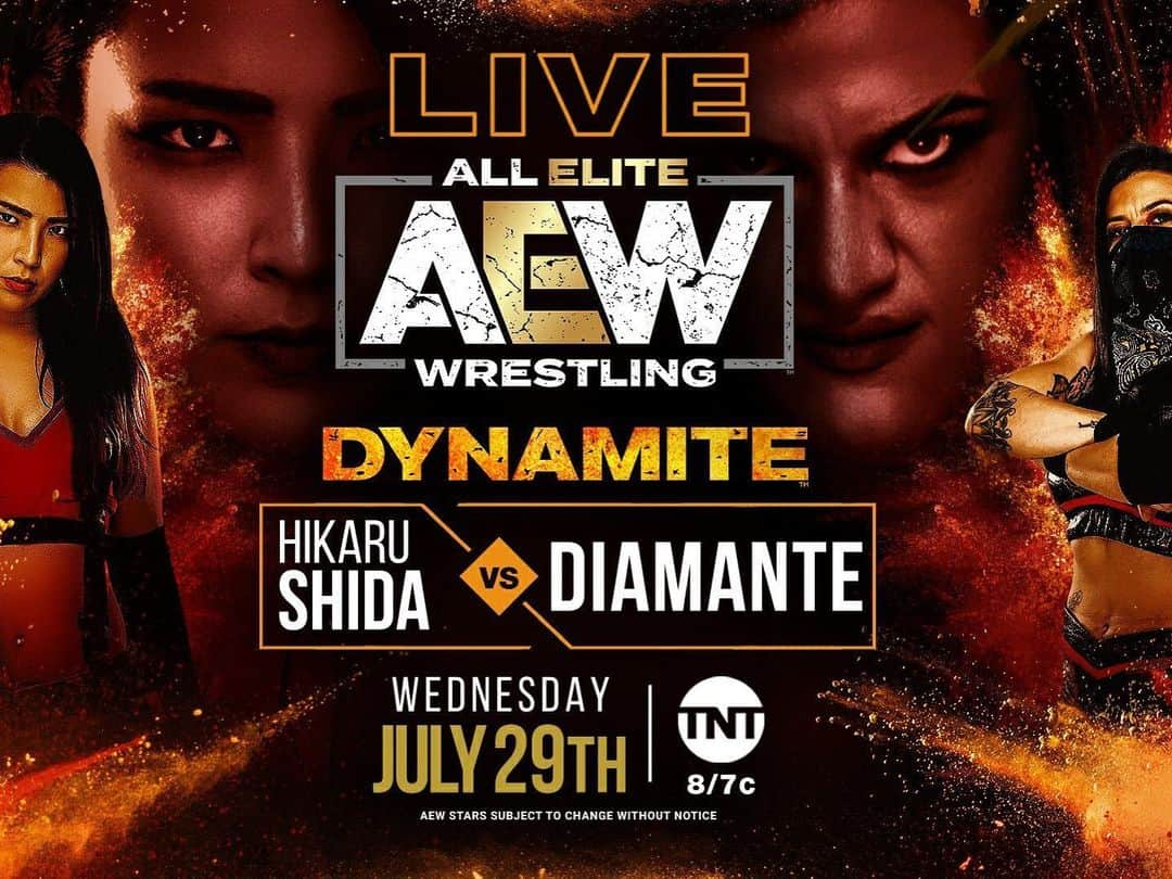 志田光さんのインスタグラム写真 - (志田光Instagram)「Thank you for watching #AEWDynamite  tonight!! I will show up next week, against DIAMANTE🔥 #AEWonTNT」7月23日 11時14分 - shidahikaru