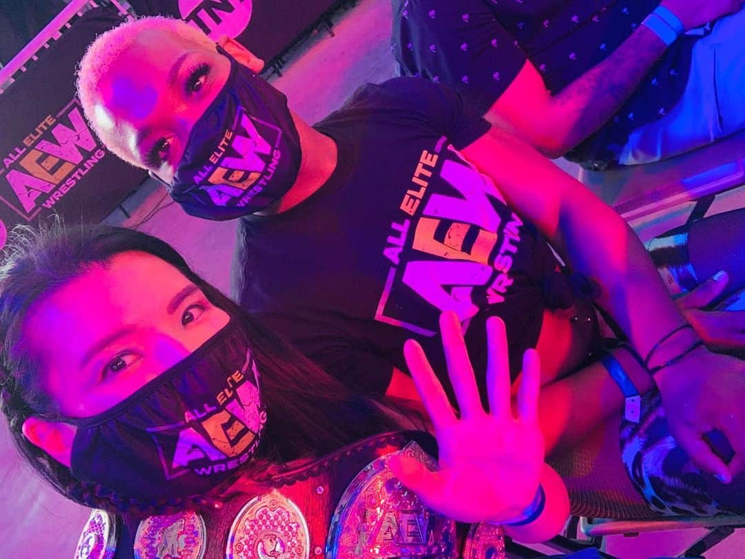 のインスタグラム：「Thank you for watching #AEWDynamite  tonight!! I will show up next week, against DIAMANTE🔥 #AEWonTNT」