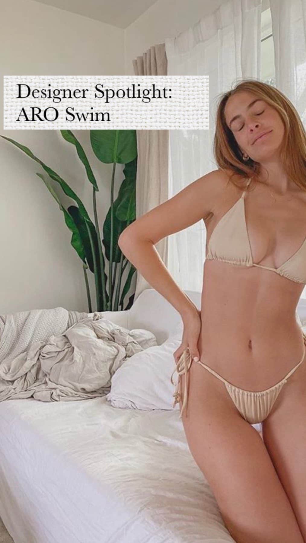 ブルーライフのインスタグラム：「Meet Cloe (@cloeesofia), the founder and designer of ARO swim. She started out working in our Malibu store, and now sells ARO all over California. Her brand is focused on furthering diversity and inclusivity within the swimwear industry. She’s an inspiration and success story to young women in fashion, and we are so excited to have her taking over our IG for the day! Tune in to our stories to get to know Cloe, and ask her any questions in a q+a.  We are doing a GIVEAWAY of an ARO swimsuit!  How to enter: - Tag 3 friends below - You and your friends must follow @shopplanetblue and @aroswim.  The winner will be chosen on Monday July 27th and will be announced on our story. 💙✨ happy tagging! #shopplanetblue #womeninfashion   (giveaway is not endorsed or sponsored by instagram)」