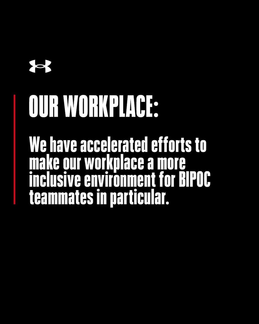 Under Armour Basketballさんのインスタグラム写真 - (Under Armour BasketballInstagram)「We at Under Armour are committed to lasting change and holding ourselves accountable. Here are the actions we are taking to establish diverse and inclusive environments for all teammates. Find more information about our diversity and inclusion efforts at the link in bio.」7月23日 3時11分 - uabasketball