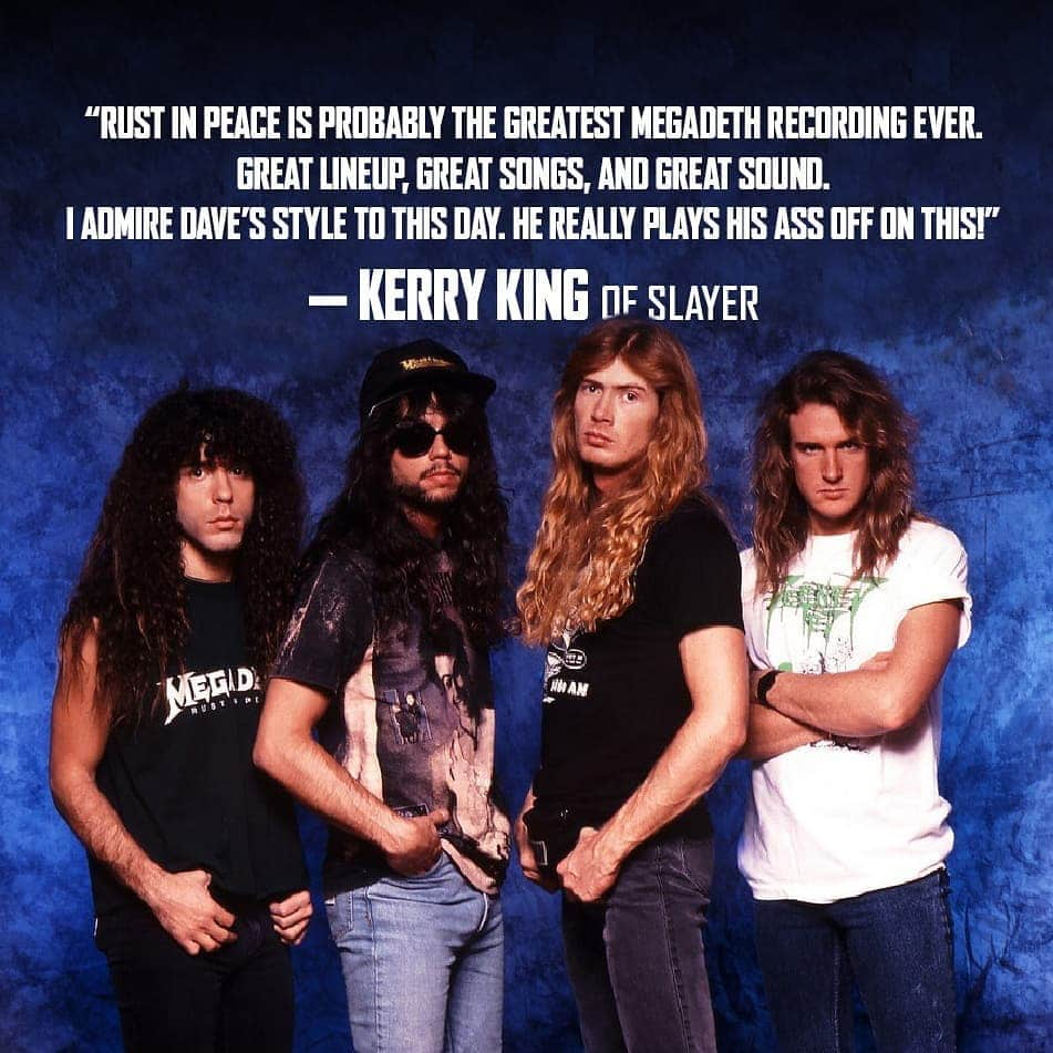 Megadethさんのインスタグラム写真 - (MegadethInstagram)「“The greatest Megadeth recording ever.” Pre-order RUST IN PEACE autobiography now at megadeth.com, available September 8. Link in bio.」7月23日 4時02分 - megadeth