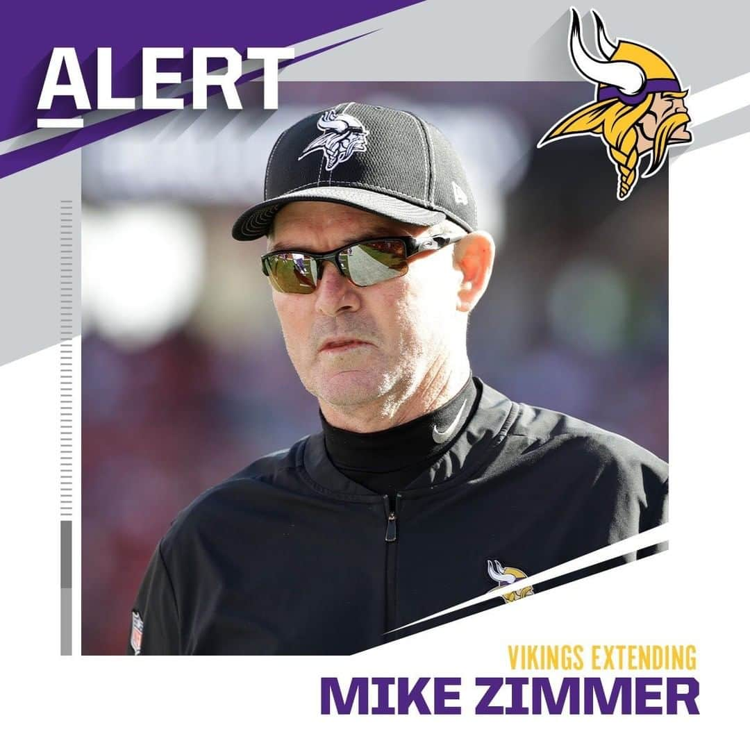 NFLさんのインスタグラム写真 - (NFLInstagram)「Vikings finalizing multi-year contract extension with HC Mike Zimmer. (via @tompelissero) - 📷: Marcio Jose Sanchez/AP」7月23日 4時18分 - nfl