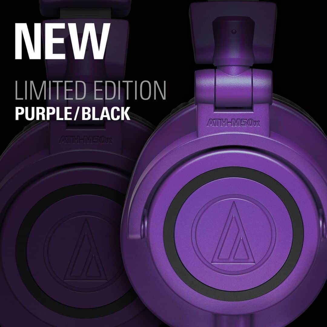 Audio-Technica USAさんのインスタグラム写真 - (Audio-Technica USAInstagram)「Introducing the latest limited-edition ATH-M50x headphones! This stunning purple/black color scheme is the first of our special editions to be available in both wired and wireless versions. Follow the link in our bio to learn more!⁠ .⁠ .⁠ .⁠ #AudioTechnica #Purple #ATHM50x #M50x #ATHM50xPB #M50xPB #ATHM50xBTPB #M50xBTPB #Headphones #WirelessHeadphones #PurpleHeadphones」7月23日 6時01分 - audiotechnicausa