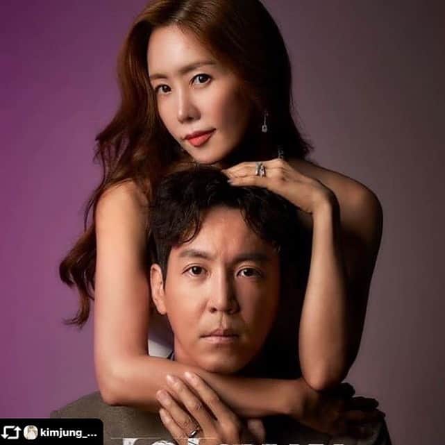 キム・ジョンウンさんのインスタグラム写真 - (キム・ジョンウンInstagram)「포스터가 벌써!! 마지막껀 b컷이라 셀렉이 안되었겠지만...암바걸기!죄송😱😡#나의위험한아내」7月23日 6時14分 - chocolatecat9