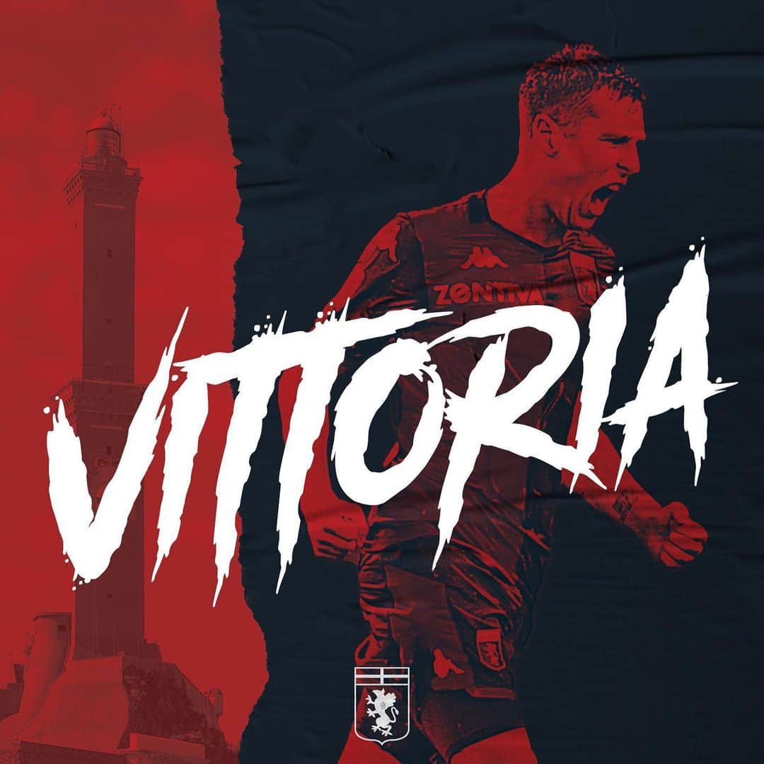 ジェノアCFCさんのインスタグラム写真 - (ジェノアCFCInstagram)「❤️💙 VITTORIA! Il derby è rossoblù!」7月23日 6時51分 - genoacfc