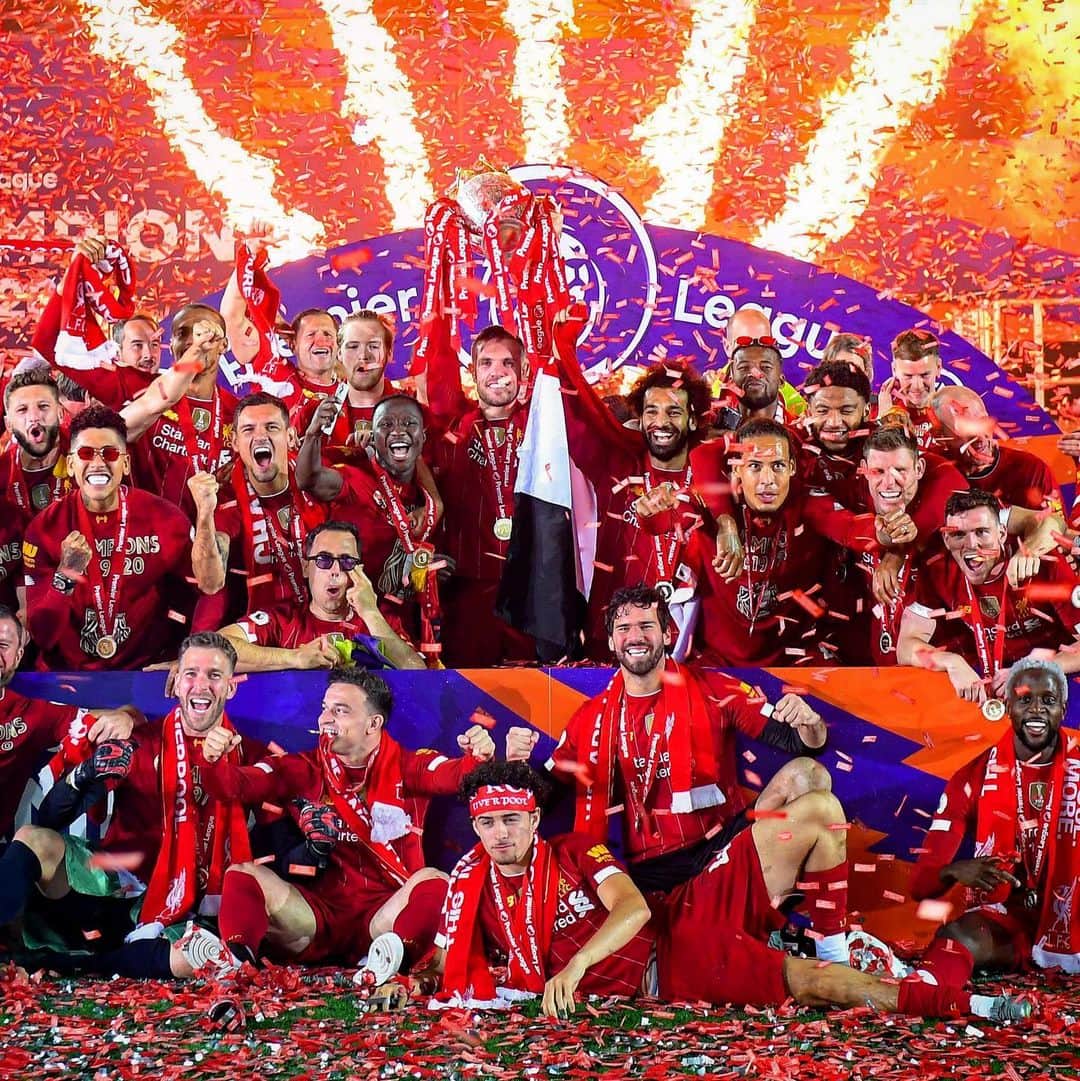 UEFAチャンピオンズリーグさんのインスタグラム写真 - (UEFAチャンピオンズリーグInstagram)「🏆 #UCL. 2019 🏆 Premier League. 2020 👏👏👏   🔴 Liverpool will return to the UCL as champions of England!」7月23日 7時52分 - championsleague