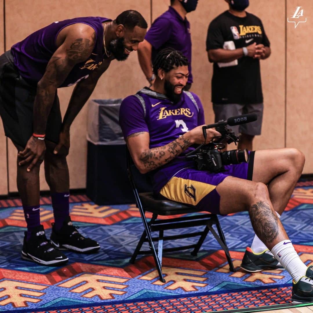 Los Angeles Lakersさんのインスタグラム写真 - (Los Angeles LakersInstagram)「How many more minutes? #LakeShow」7月23日 8時43分 - lakers