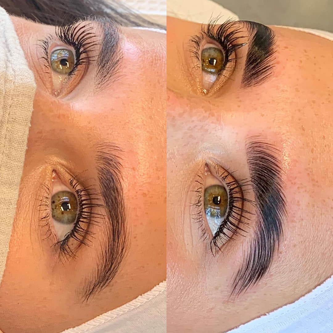 Haley Wightさんのインスタグラム写真 - (Haley WightInstagram)「Dream Brows 🌙 Did some Brow Lamination & Tint on this pretty lady and I am in love! Lamination is so fun and a great option for those of you who don’t want to commit to Microblading but want something to make your brows appear fuller 🤍  Interested in getting booking with me? Just call our studio (971)337-5401 or visit our website studiomeraki.net 😊 . . #microblading #cosmetictattoo #brows #eyebrows #portland #oregon #microbladedeyebrows #microbladed #meraki #ombrebrows #microblade #portlandmicroblade #portlandmicroblading #oregonmicroblade #oregonmicroblading」7月23日 9時58分 - cosmobyhaley