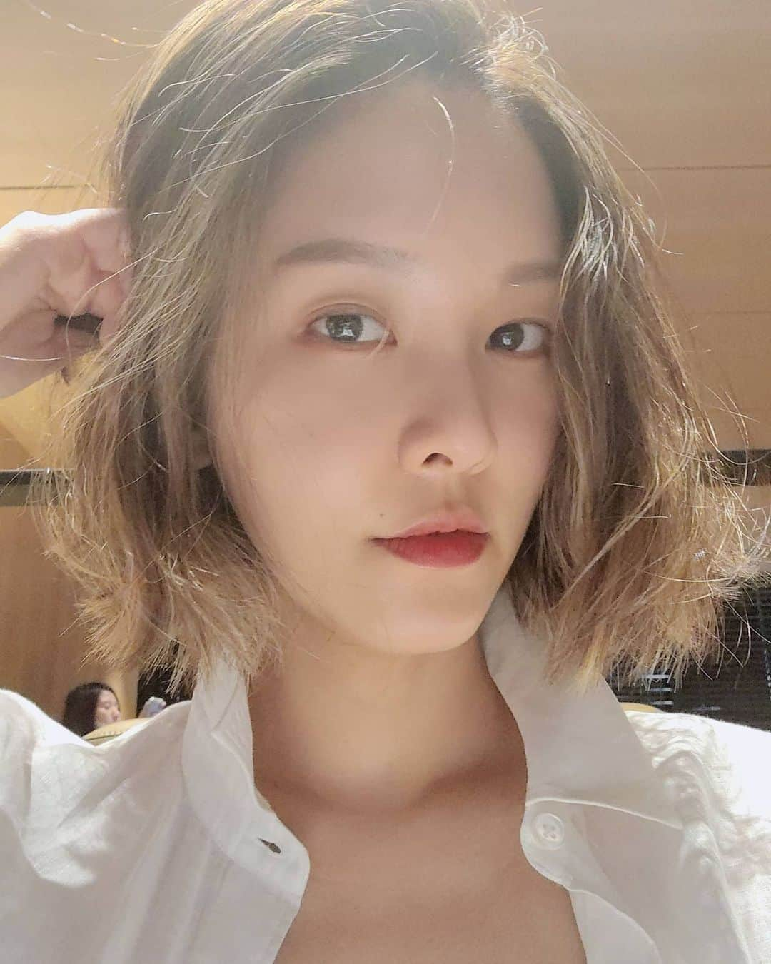 ファン・ソヒさんのインスタグラム写真 - (ファン・ソヒInstagram)「단발머리 적응중ㅋㅋㅋㅋ」6月29日 17時47分 - sohhee_h