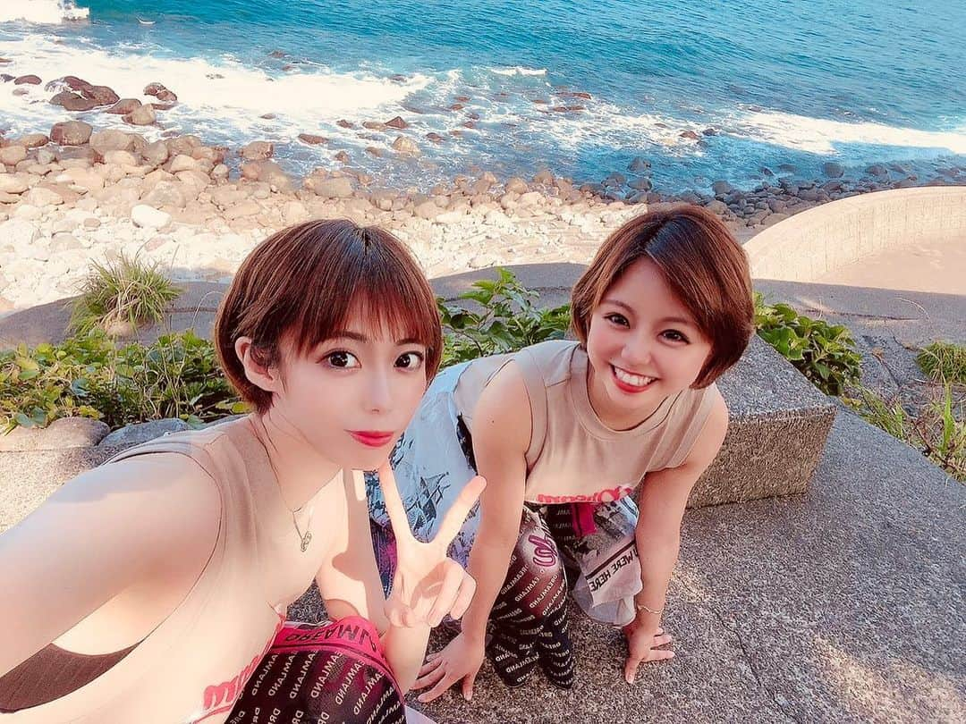 亜矢みつき（神谷充希）さんのインスタグラム写真 - (亜矢みつき（神谷充希）Instagram)「・ カニみつけました🌊🦀 #川菜美鈴 #亜矢みつき #蟹 #美味しそう #静岡 #海」6月29日 17時58分 - ma.yamitsuki