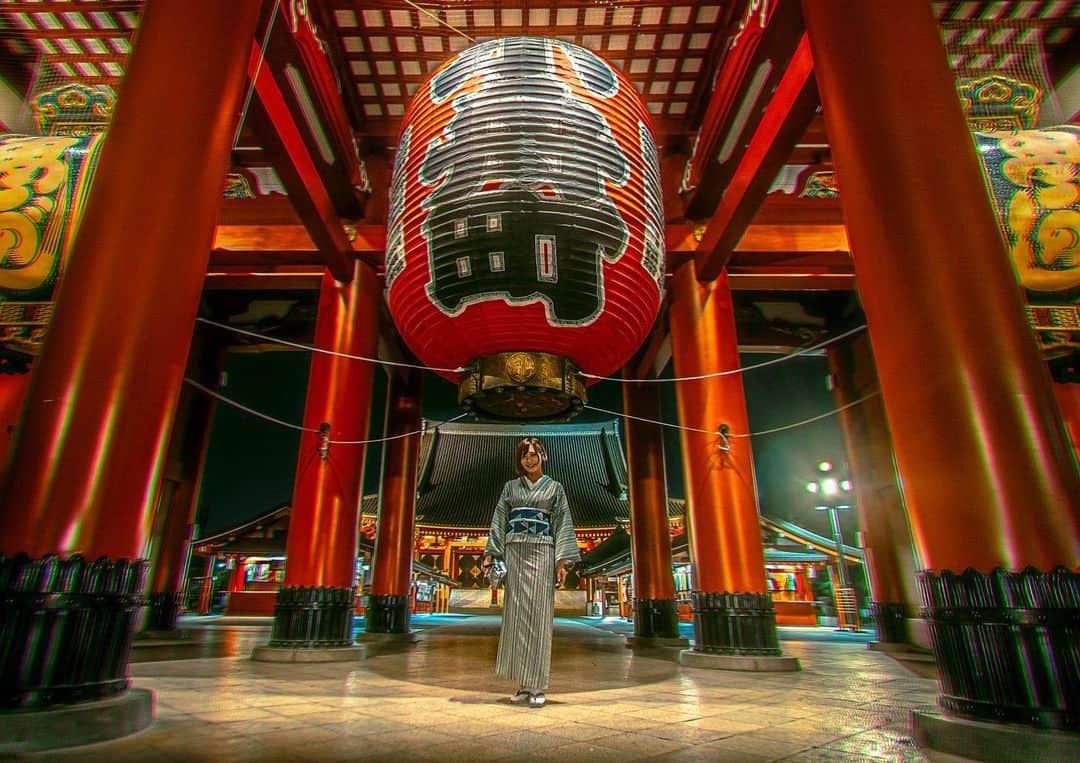 関口愛美さんのインスタグラム写真 - (関口愛美Instagram)「ASAKUSA🏮 📸 @kitsunetsuki.jp  #ASAKUSA #浅草 #浅草寺 #kimono #着物 #着物コーディネート #portrait #japan_of_insta #asakusatemple #tokyocameraclub #tokyolife」6月29日 12時21分 - sekiguchiaimi