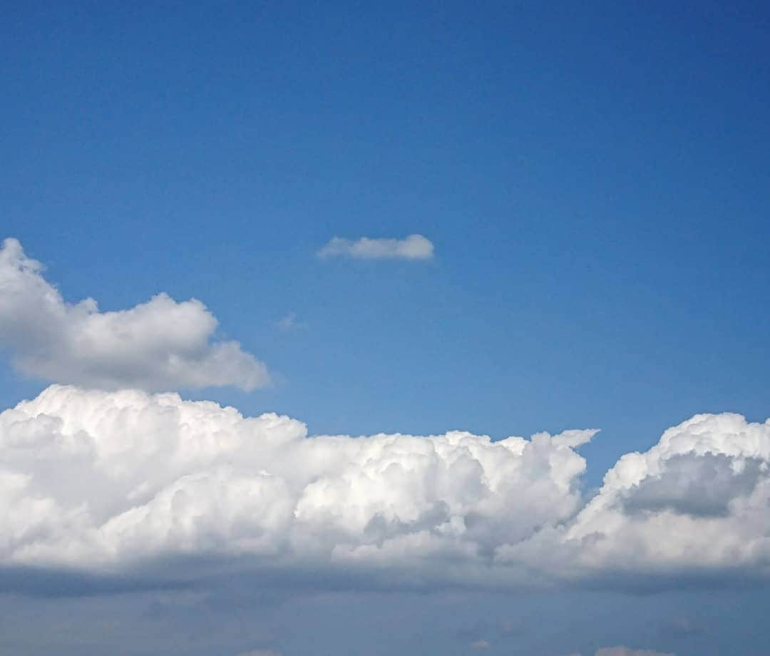 くぼてんきさんのインスタグラム写真 - (くぼてんきInstagram)「梅雨の晴れ間  #青空 #夏みたい #新幹線みたい #ねむたい」6月29日 15時02分 - kubotenki