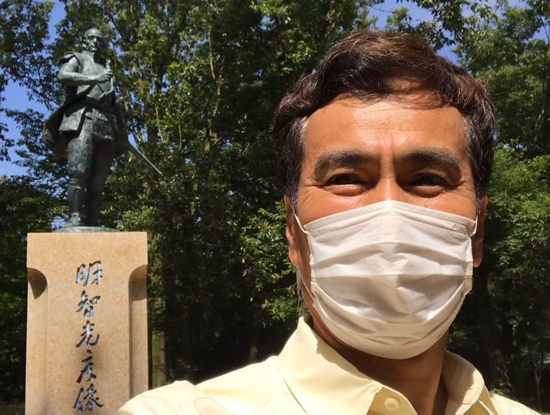 石原良純さんのインスタグラム写真 - (石原良純Instagram)「岐阜県可児市、明智城へ。光秀も水と緑豊かな故郷を山頂から眺めたのだろうか。でも、暑いよ。」6月29日 15時25分 - yoyoshizumi