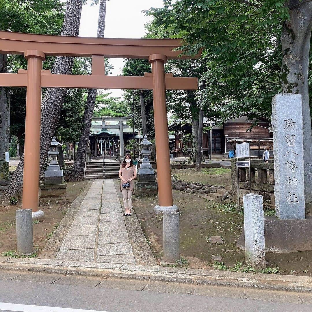 矢部美穂さんのインスタグラム写真 - (矢部美穂Instagram)「またまた願い事が叶う駒留八幡神社へやってきました⛩日曜日に水沢競馬場で重賞栗駒賞にアキトクレッセントが出走します✨2ヶ月の休み明けなので心配もありますが、期待したいですね💛#駒留八幡神社 #願い事 #願いが叶う #栗駒賞#岩手競馬#馬主#馬主ライフ#アキトクレッセント #40代 #矢部美穂」6月29日 15時51分 - miho.yabe.0607