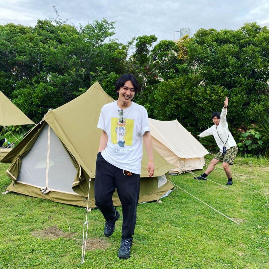 松本岳さんのインスタグラム写真 - (松本岳Instagram)「遂に念願の、キャンプへ行ってきました。 俺のnordiskのテントがキャンプ場1番イケてました。 #nordisk #キャンプ」6月29日 15時58分 - gaku_22