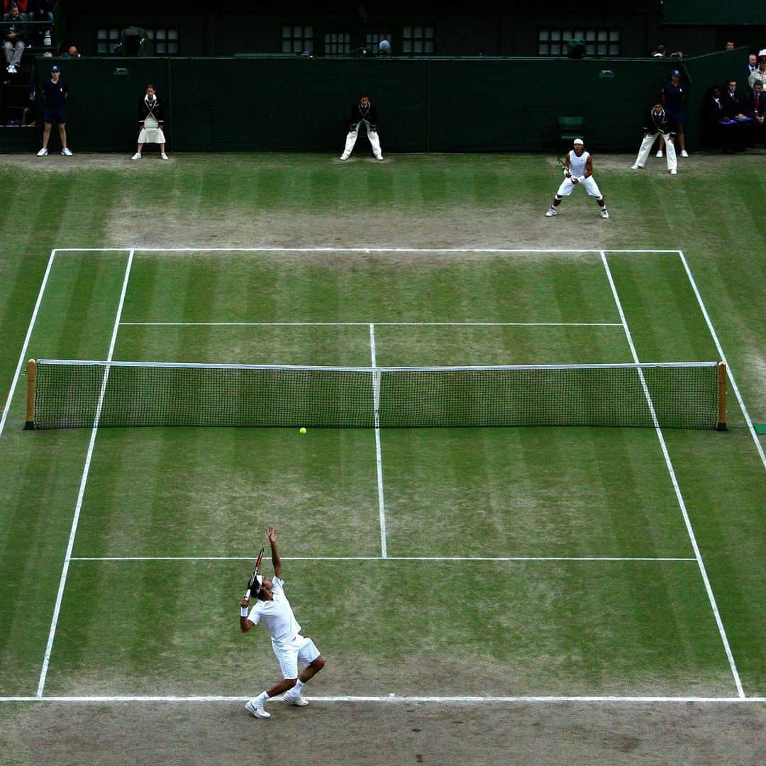 ATP World Tourさんのインスタグラム写真 - (ATP World TourInstagram)「What a sight 💚💜 #Wimbledon 2020 was set to begin today.」6月29日 16時03分 - atptour