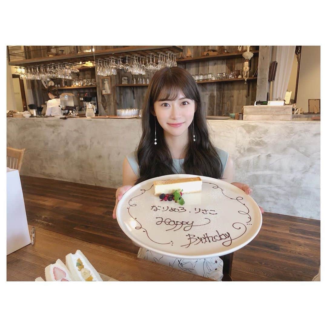 後藤理沙子さんのインスタグラム写真 - (後藤理沙子Instagram)「この間ゆまなちゃん（ @yumana.t ）がお誕生日お祝いしてくれました！ゆまなちゃんは昔からりさちゃんりさちゃんって可愛がってくれてお姉ちゃんみたいな存在🍀いつもありがとう❤︎ * #nestbythesea  #cafe #cake #happybirthday  #birthday #nagolic  #happy」6月29日 16時55分 - risako_goto
