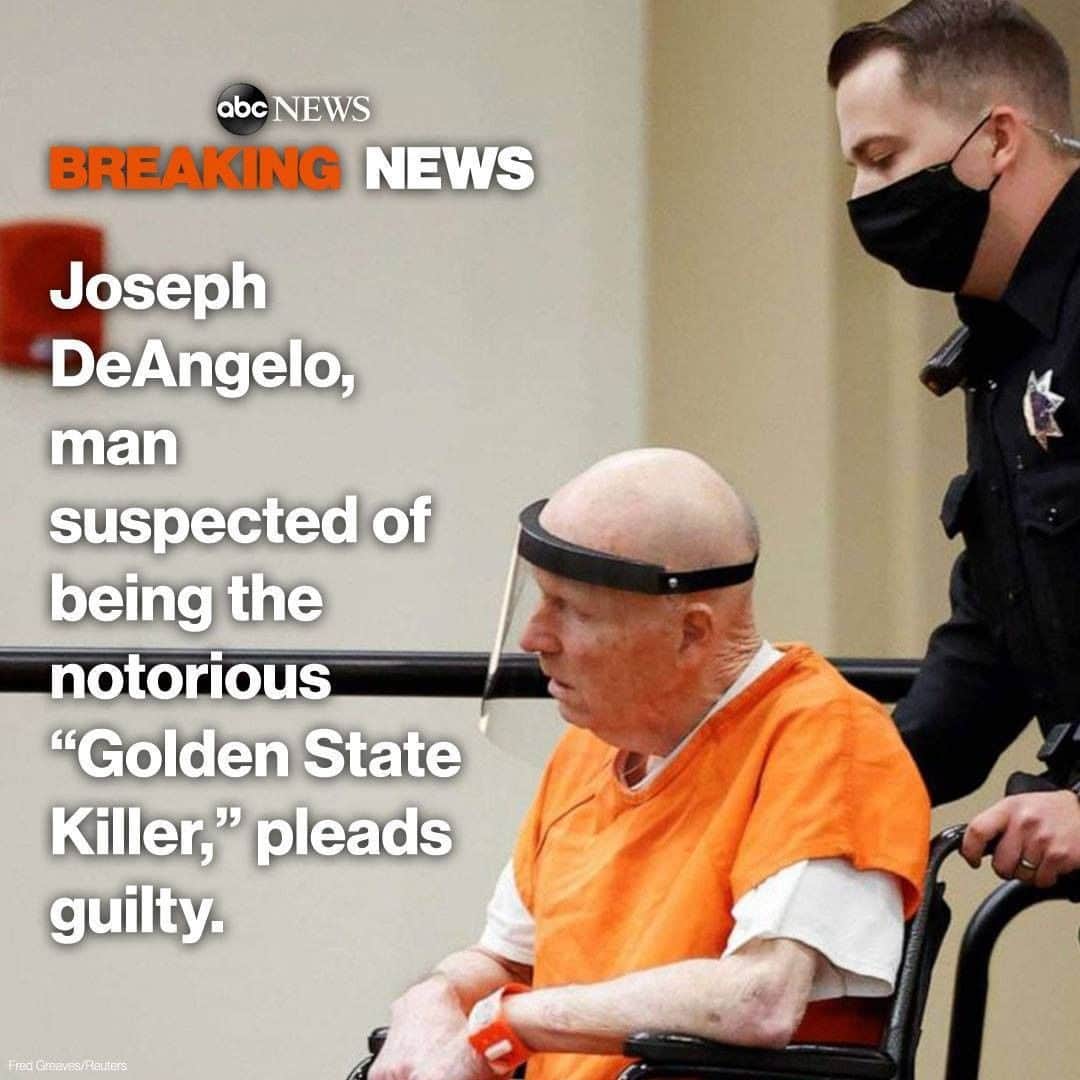 ABC Newsさんのインスタグラム写真 - (ABC NewsInstagram)「Joseph DeAngelo, the man suspected of being the notorious Golden State Killer, pleads guilty to multiple counts of first-degree murder in front of dozens of victims and victims' relatives. The death penalty will be taken off the table and he will serve life without parole, prosecutors say. #goldenstatekiller #california #serialkiller #murder」6月30日 3時14分 - abcnews