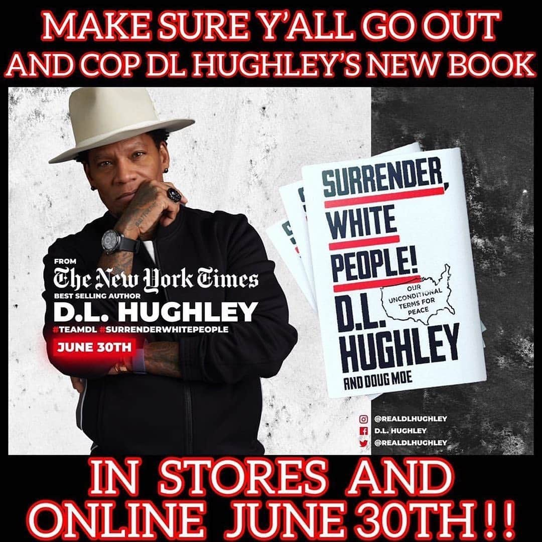 アンソニー・アンダーソンさんのインスタグラム写真 - (アンソニー・アンダーソンInstagram)「Can’t wait to cop this book! Hopefully there’s an audio book cause @realdlhughley be using some words I don’t think he even understands, pacifically speaking for myself! Yes i said PACIFICALLY! Proud of you brother! #justakidfromcompton #thread #thethread」6月30日 3時25分 - anthonyanderson