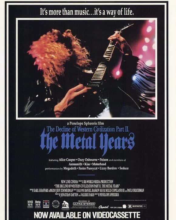 Megadethさんのインスタグラム写真 - (MegadethInstagram)「In June of 1988, a film by Penelope Spheeris was released, The Decline of Western Civilization Part II, The Metal Years, featuring Megadeth among other greats, and none other than Dave Mustaine himself on the movie poster. Who has seen this epic metal documentary?」6月30日 3時52分 - megadeth