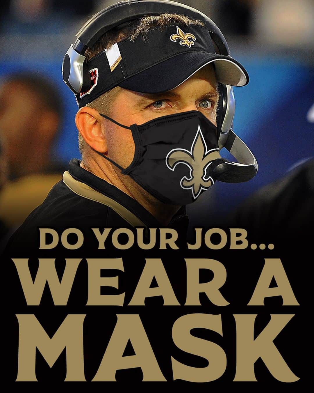 ニューオーリンズ・セインツさんのインスタグラム写真 - (ニューオーリンズ・セインツInstagram)「Do. Your. Job: Wear a Mask! 😷⁠ ⁠ #MaskUpNOLA」6月30日 4時01分 - saints