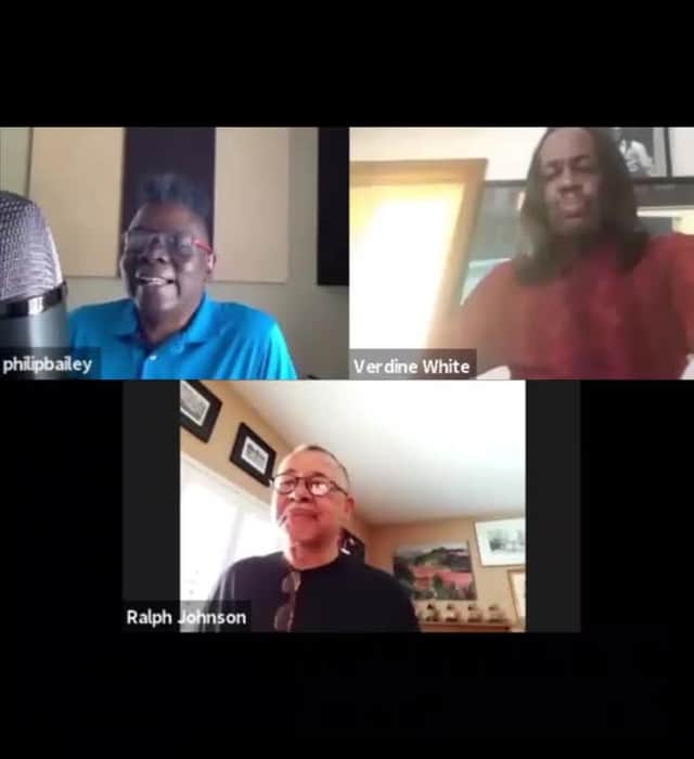 アース・ウィンド・アンド・ファイアーのインスタグラム：「BIG NEWS!!! Join us July 4th @ 1pm pst for 🌅#SATURDAZE, a weekly live-streamed music series, this week featuring the young legend @dnice. Join Philip, Verdine, Ralph, and the band to dance alongside fans from all over the world as we celebrate Love and Life, and raise money for charity. Everyone, everywhere is invited!! Register free at the link in bio」