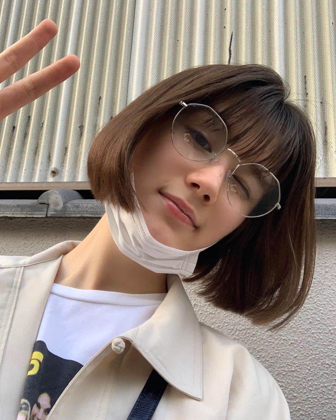 藤本林花美愛さんのインスタグラム写真 - (藤本林花美愛Instagram)「STAY HEALTHY😷🌤﻿ ﻿ How was your day?  #staysafe #stayhealthy #ootd #selfie #jouetie #wego #zara #grasses #藤本リリー」6月29日 20時08分 - lily_1001_official