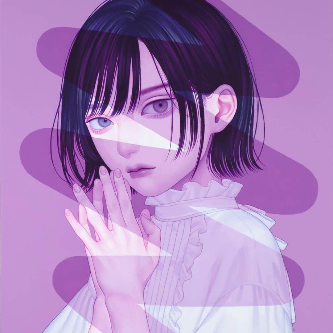 のインスタグラム：「#acrylicpainting #acryliconcanvas #art #illustration #mayumikonno」