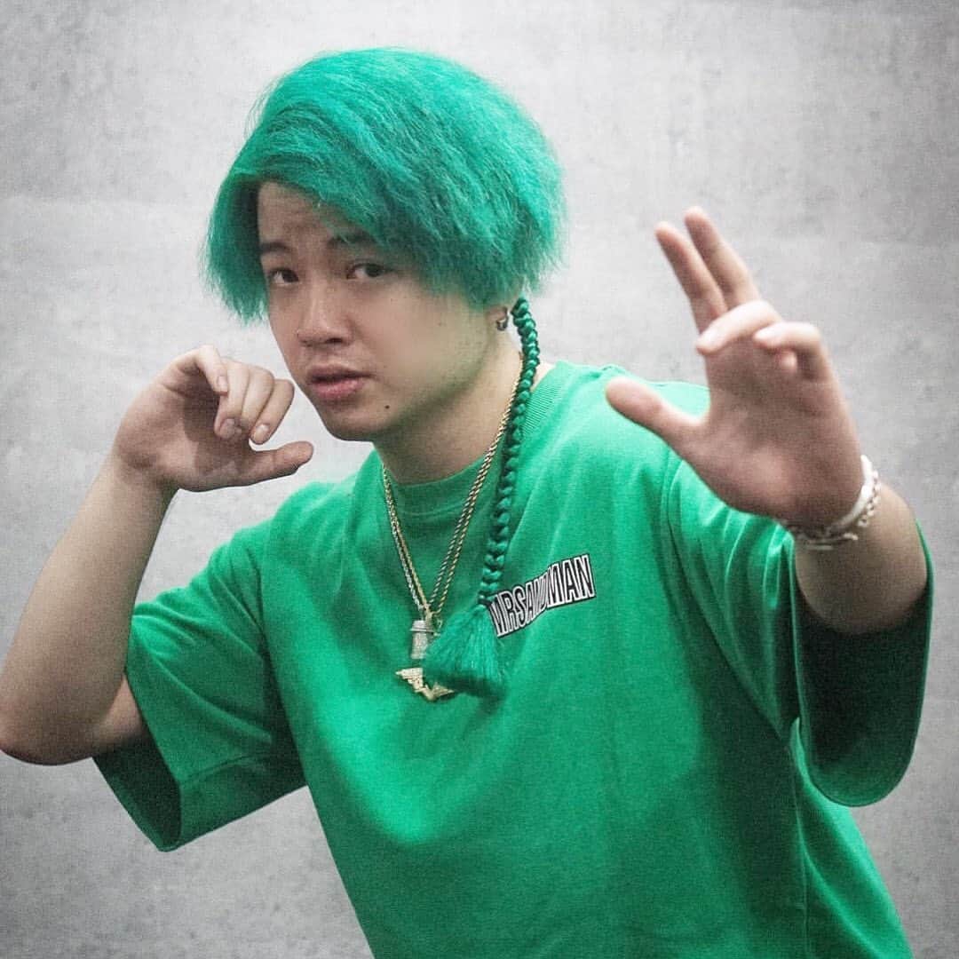 わきをさんのインスタグラム写真 - (わきをInstagram)「らんま1/2好きすぎたら髪型変わってました。カンフー大好きなんスヨ🙏 @yusukehasunuma is ジーニアス💚」6月29日 20時23分 - wakio612