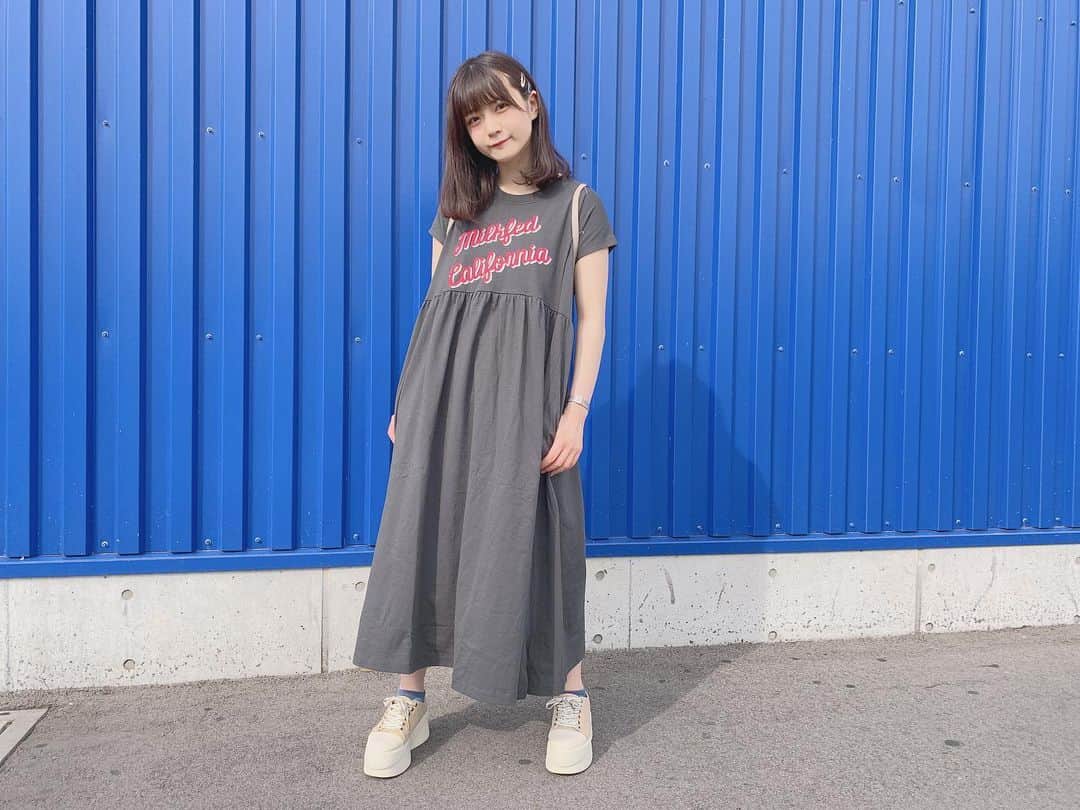 坂本真凛さんのインスタグラム写真 - (坂本真凛Instagram)「めずらしく全身撮ったよ✌ #私服 #私服コーデ #milkfed #fint #お買い物」6月29日 20時39分 - marin_ske48