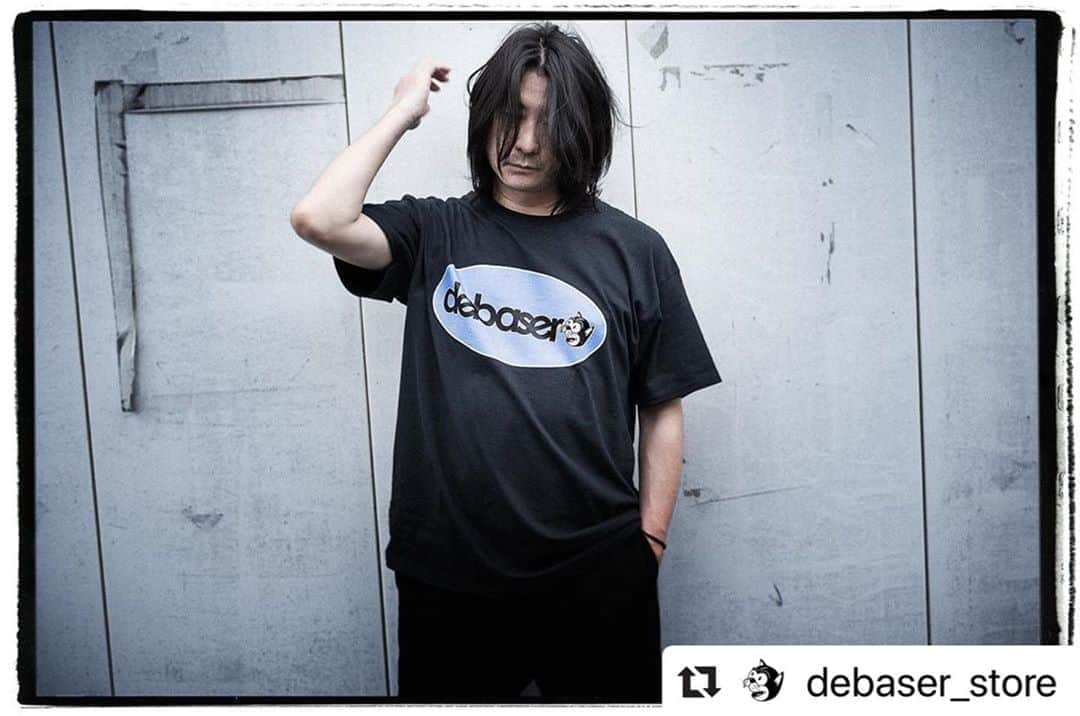 吉木諒祐のインスタグラム：「debaser!!!!! #Repost @debaser_store with @make_repost ・・・ 7/1 (Wed) OPEN  model: 中尾憲太郎（Number Girl、Crypt City、浅井健一& THE INTERCHANGE KILLS） @nakaokentaro  #debaser #debaser_store」