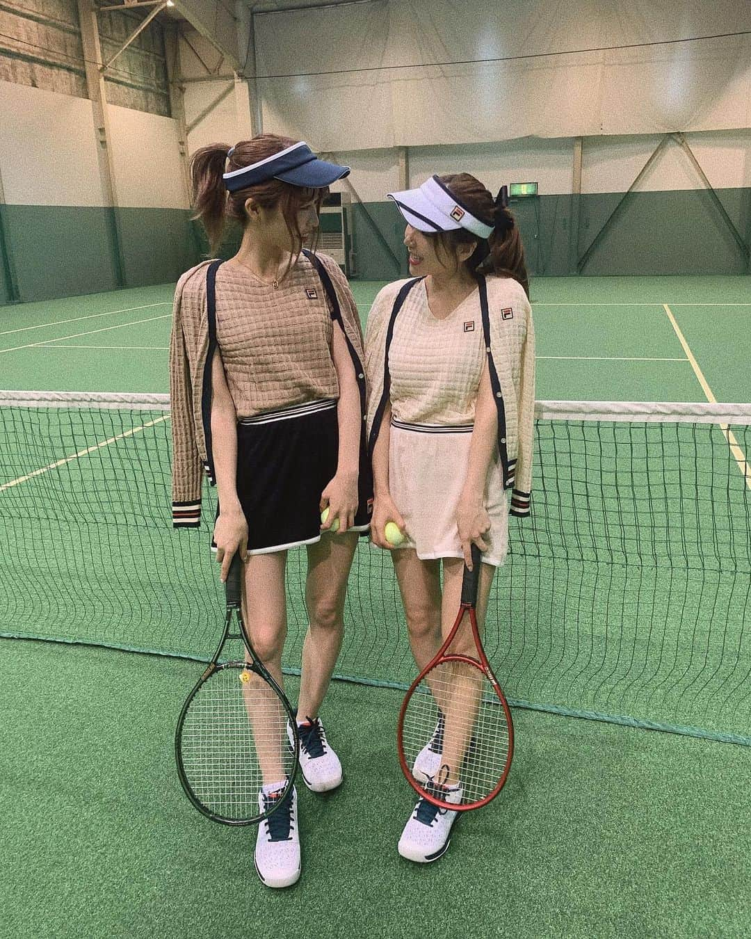 ひこ乃さんのインスタグラム写真 - (ひこ乃Instagram)「🎾⠀ ⠀ 中高6年間やってたテニス🤍 久しぶりにやったら楽しすぎて定期的にやると決めた！ テニス部募集中✌️⠀ ⠀ #テニス#테니스 #테니스타그램 #테니스치는여자」6月29日 21時12分 - hikono0909