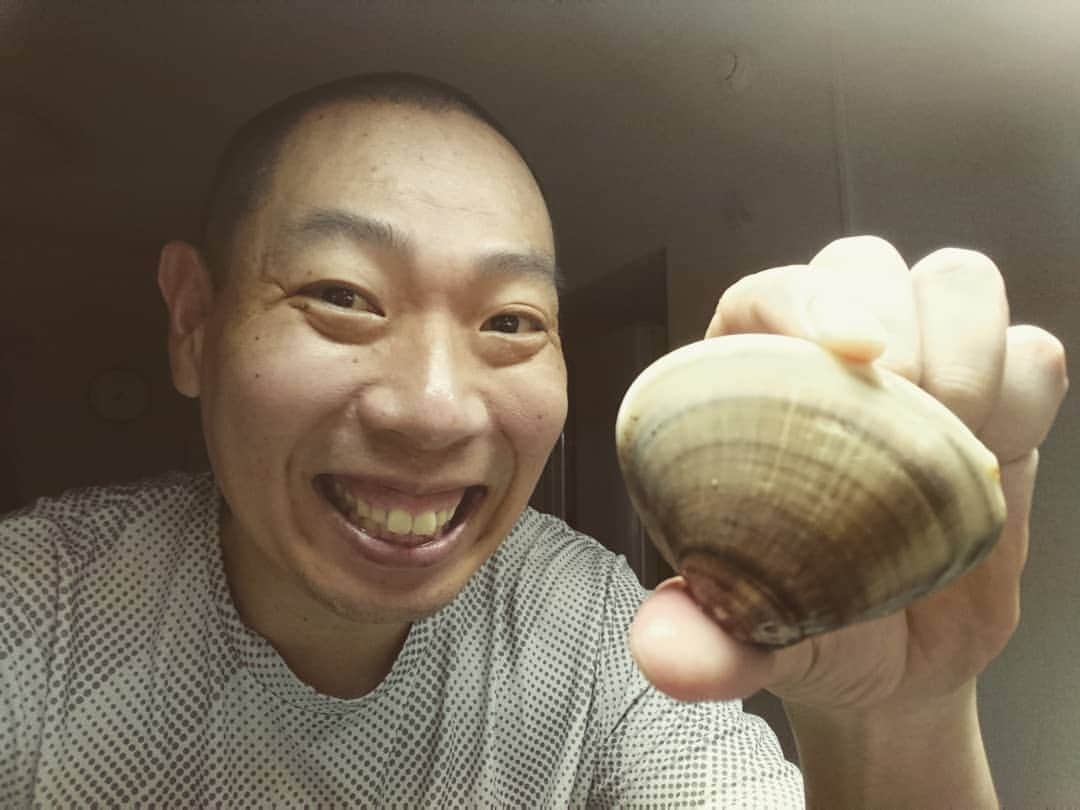 松本康太さんのインスタグラム写真 - (松本康太Instagram)「千葉県九十九里産の『ハマグリ』大好きな貝なのです！時間があるので新しい料理にチャレンジしてみよう＼(^o^)／ #ハマグリ #蛤 #はまぐり #貝 #千葉県 #九十九里 #大ぶり #レギュラー松本 #あるある探検隊 #笑顔」6月29日 21時24分 - aruarutankentai.matsumoto