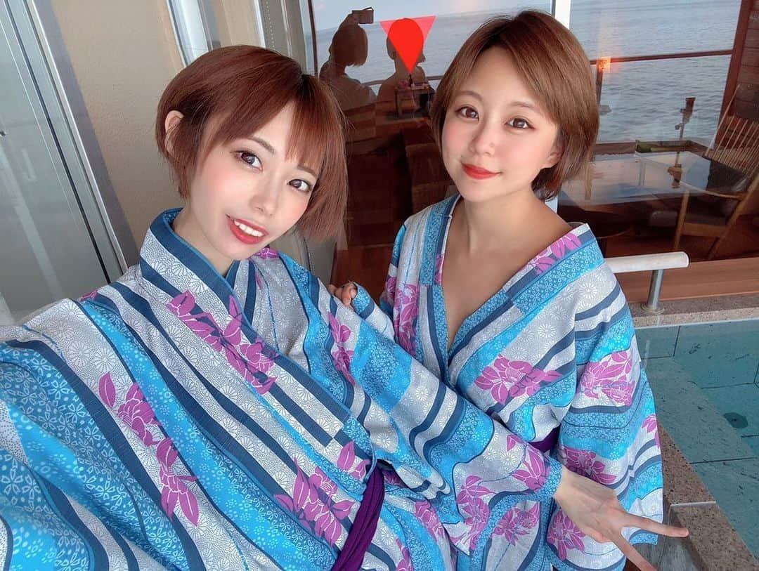 亜矢みつき（神谷充希）さんのインスタグラム写真 - (亜矢みつき（神谷充希）Instagram)「・ 浴衣どうかしら👘✨ #川菜美鈴 #亜矢みつき #旅館 #浴衣 #静岡 #伊豆」6月29日 21時25分 - ma.yamitsuki