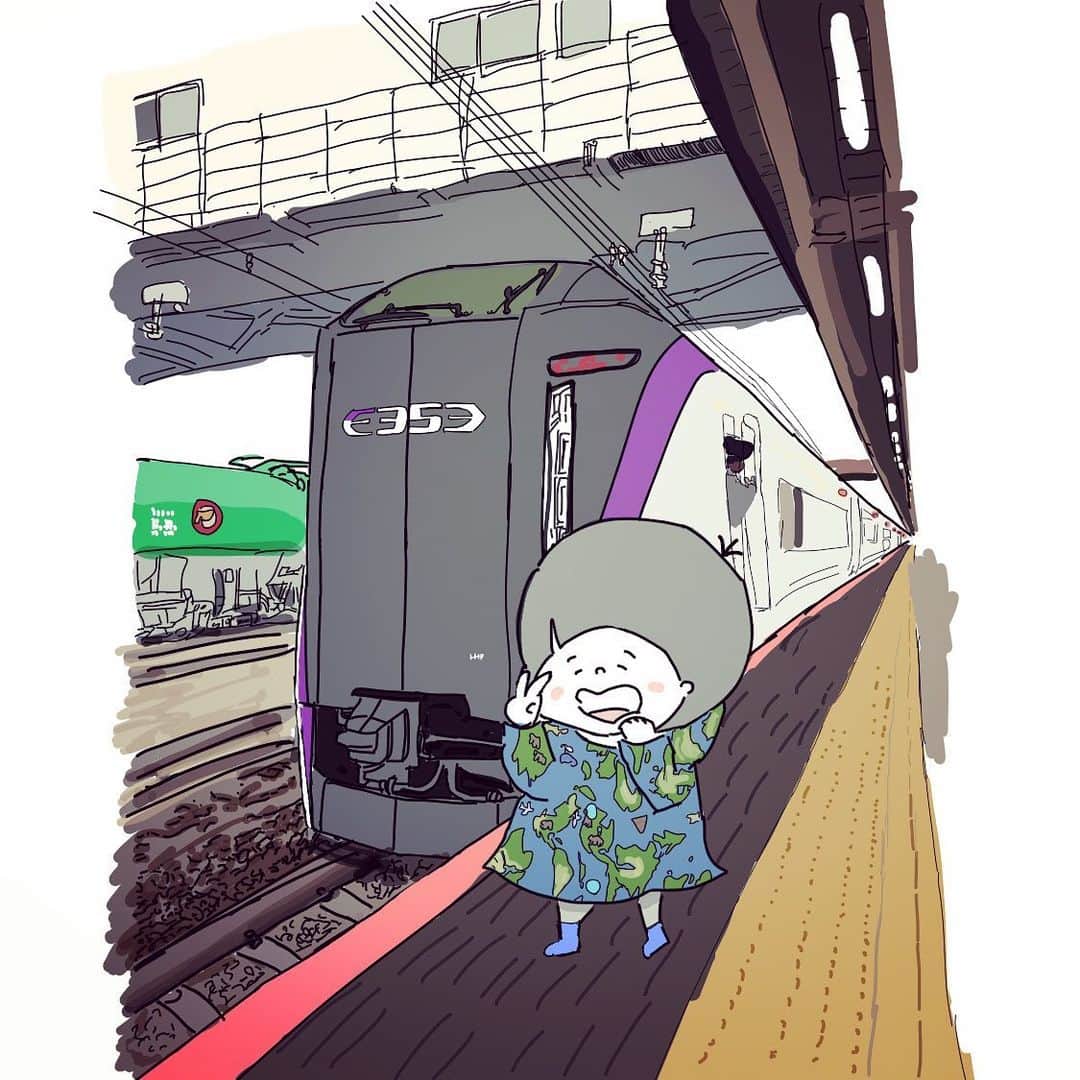 やおたくやさんのインスタグラム写真 - (やおたくやInstagram)「雨の日のあずさとムスコ  #2歳#息子#育児日記#育児漫画」6月29日 21時30分 - yaotakuya