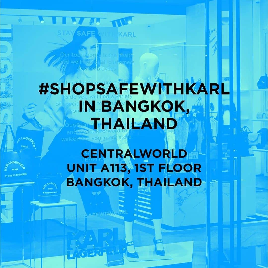 カールラガーフェルドさんのインスタグラム写真 - (カールラガーフェルドInstagram)「Sawadee ka, Bangkok!🙏🏻 The #KARLLAGERFELD store in @centralworld is now open. Swipe right for top local recommendations from the store manager. #SHOPSAFEWITHKARL」6月29日 22時22分 - karllagerfeld