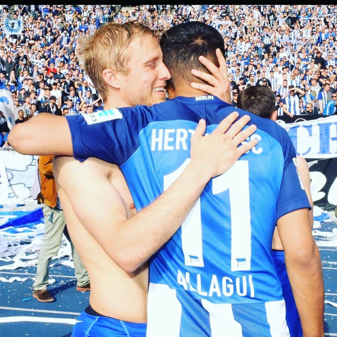 サミ・アラギのインスタグラム：「Wünsche dir nur das beste Per . Vielen Dank für die tolle Zeit zusammen und viel Erfolg für die Zukunft . Du fehlst Uns in Berlin schon.Wir sehen uns bald wieder 💪🏾🤗❤️」