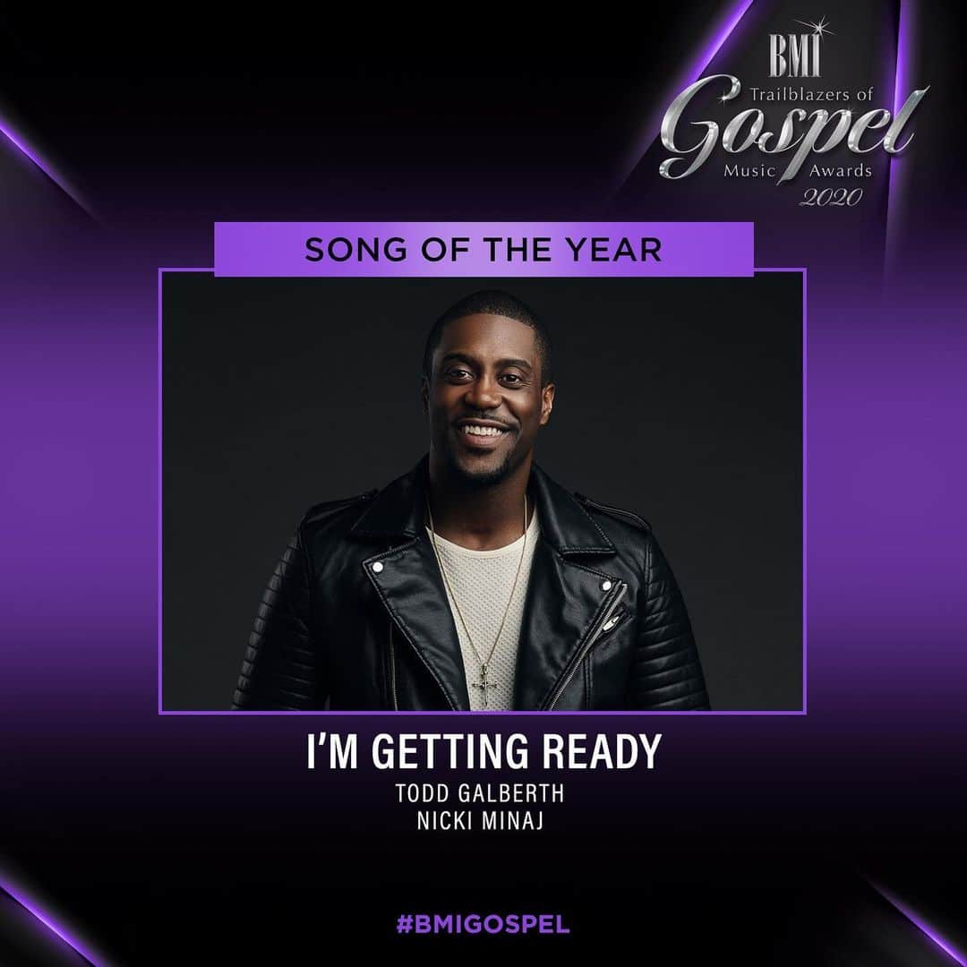 Broadcast Music, Inc.さんのインスタグラム写真 - (Broadcast Music, Inc.Instagram)「Huge congratulations to @tgalberth on co-writing this year’s Song of the Year, “I’m Getting Ready!” #BMIGospel Tap the 🔗 in our bio to see his acceptance speech and a special performance! #BMIGospel #BlackMusicMonth #ToddGalberth」6月29日 23時24分 - bmi
