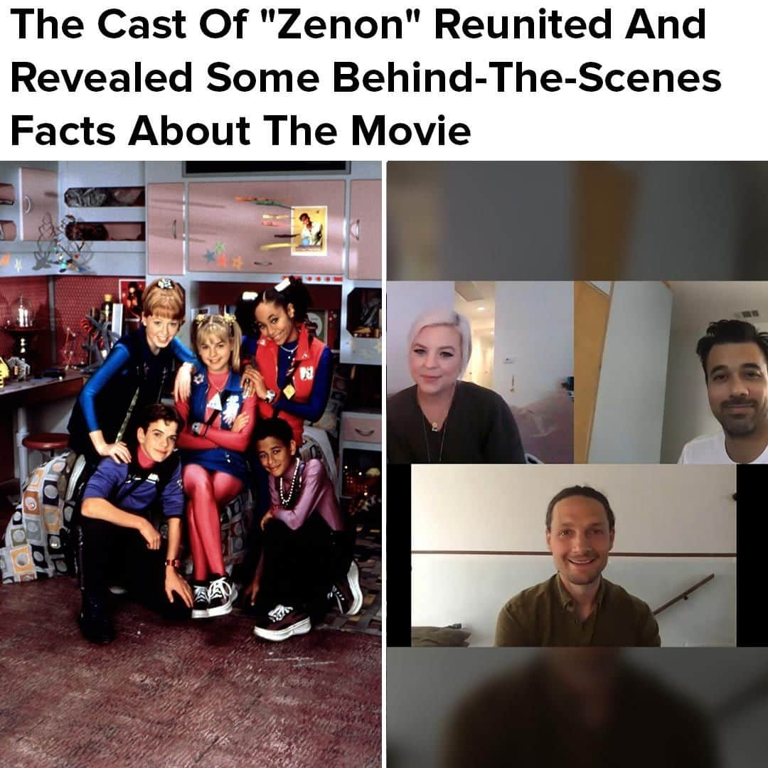 BuzzFeedさんのインスタグラム写真 - (BuzzFeedInstagram)「Cetus-Lupeedus! three members of the OG cast just reunited! Kirsten Storms, who played Zenon, Phillip Rhys aka THE Proto Zoa, and Gregory Smith — who played Zenon's love interest, Greg — came together for the first time in 21 years to talk about the movie. Hit the link in bio for all that we learned 👽」6月30日 3時00分 - buzzfeed