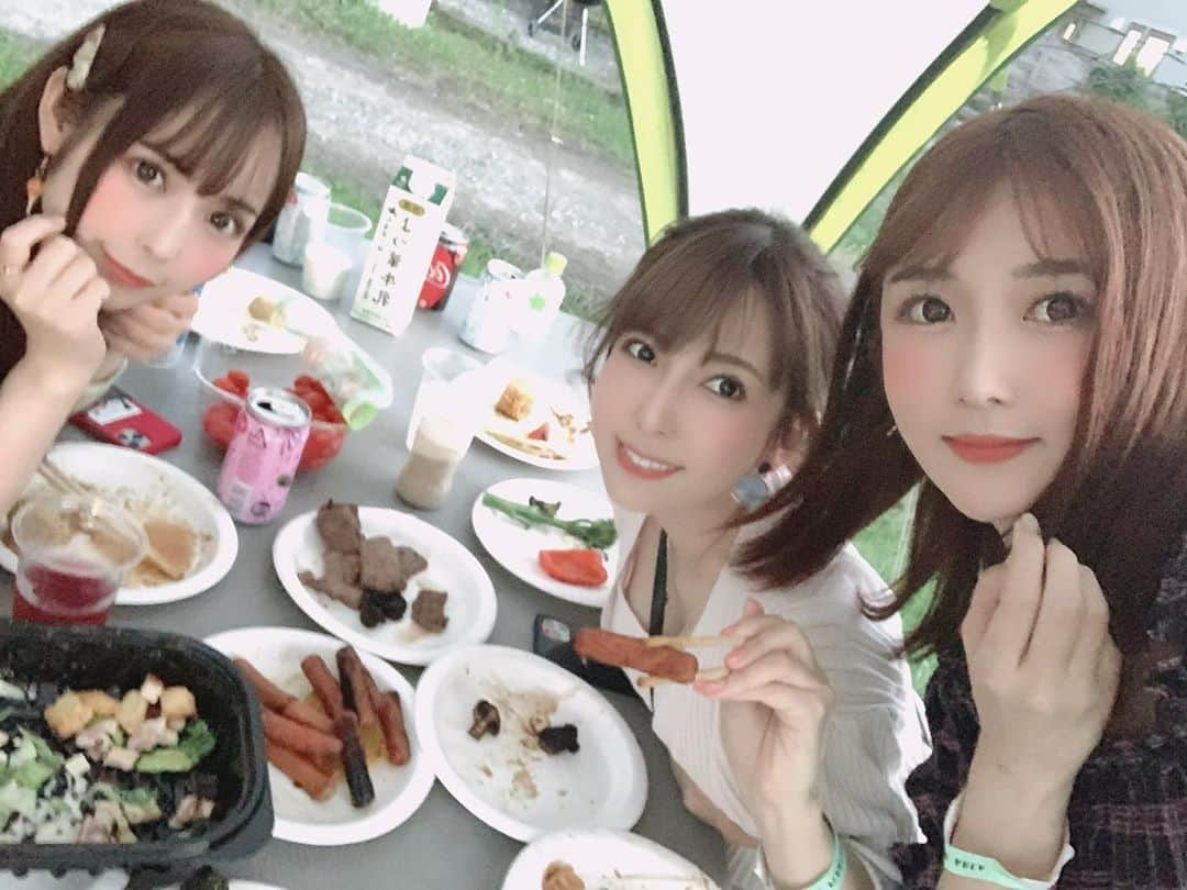 大槻ひびきさんのインスタグラム写真 - (大槻ひびきInstagram)「お友達に誘われて BBQ行ってきたよ🍖 晴れてよかった☀️ 楽しかったー！ #japan #bbq #新豊洲 #summer」6月30日 0時54分 - yanhibi0221