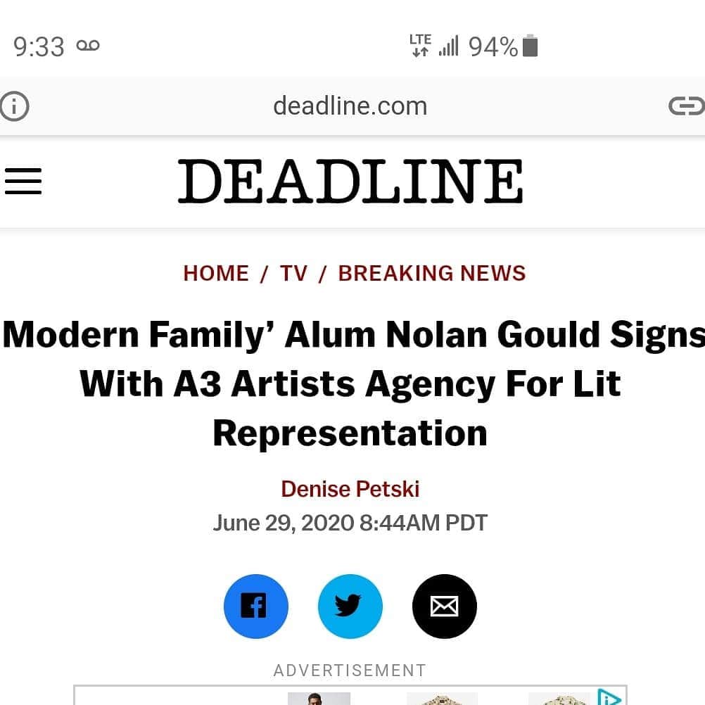 Nolan Gouldのインスタグラム：「I've always wanted to post one of these :) Will hopefully keep you updated on some more cool announcements.」