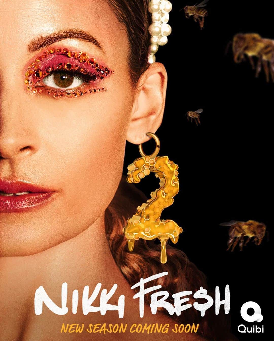 ニコール・リッチーのインスタグラム：「The world wants more of my voice, my garden, and my body. And I’m gonna give it to them. #NikkiFresh #Season2 coming soon to @quibi 🐝」