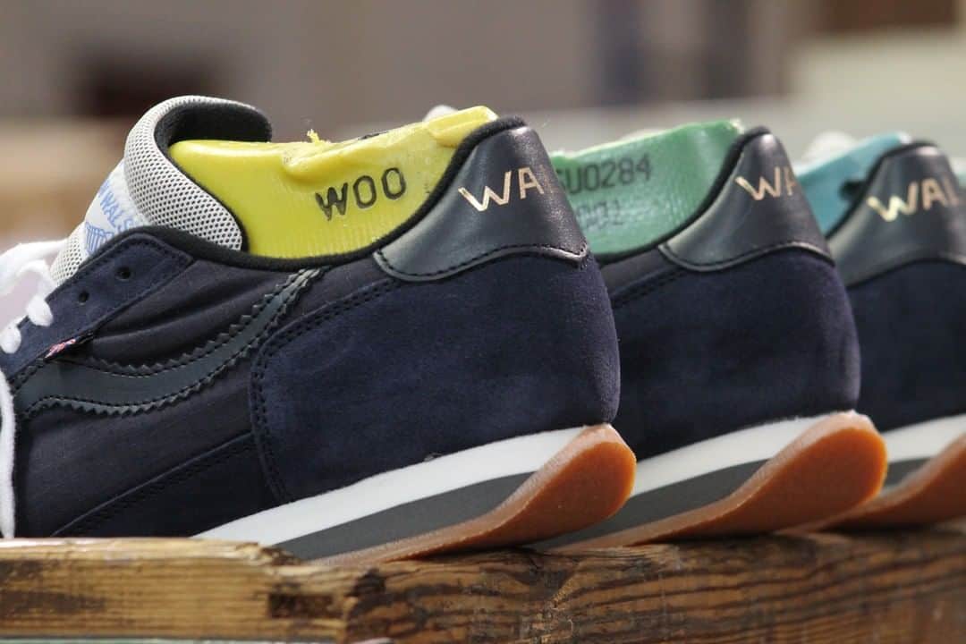 ウォルシュのインスタグラム：「Our Fierce Range using @halleystevensons Cotton are down to the final few pairs 🙌 . . . #normanwalshuk #normanwalsh #britishmanufacturing #madeinbritain #ukmfg #shoes #footwear #sneakers #mens #mensstyle #mensfashion #sports #sport #athleisure #british #ootd」